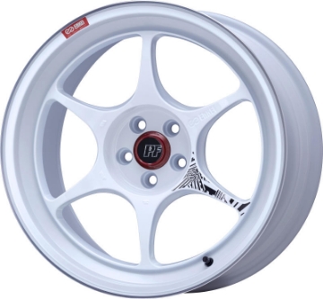 Picture of Enkei PF06 18x8in 5x114-3 BP 45mm Offset 75mm Bore White Machined Wheel