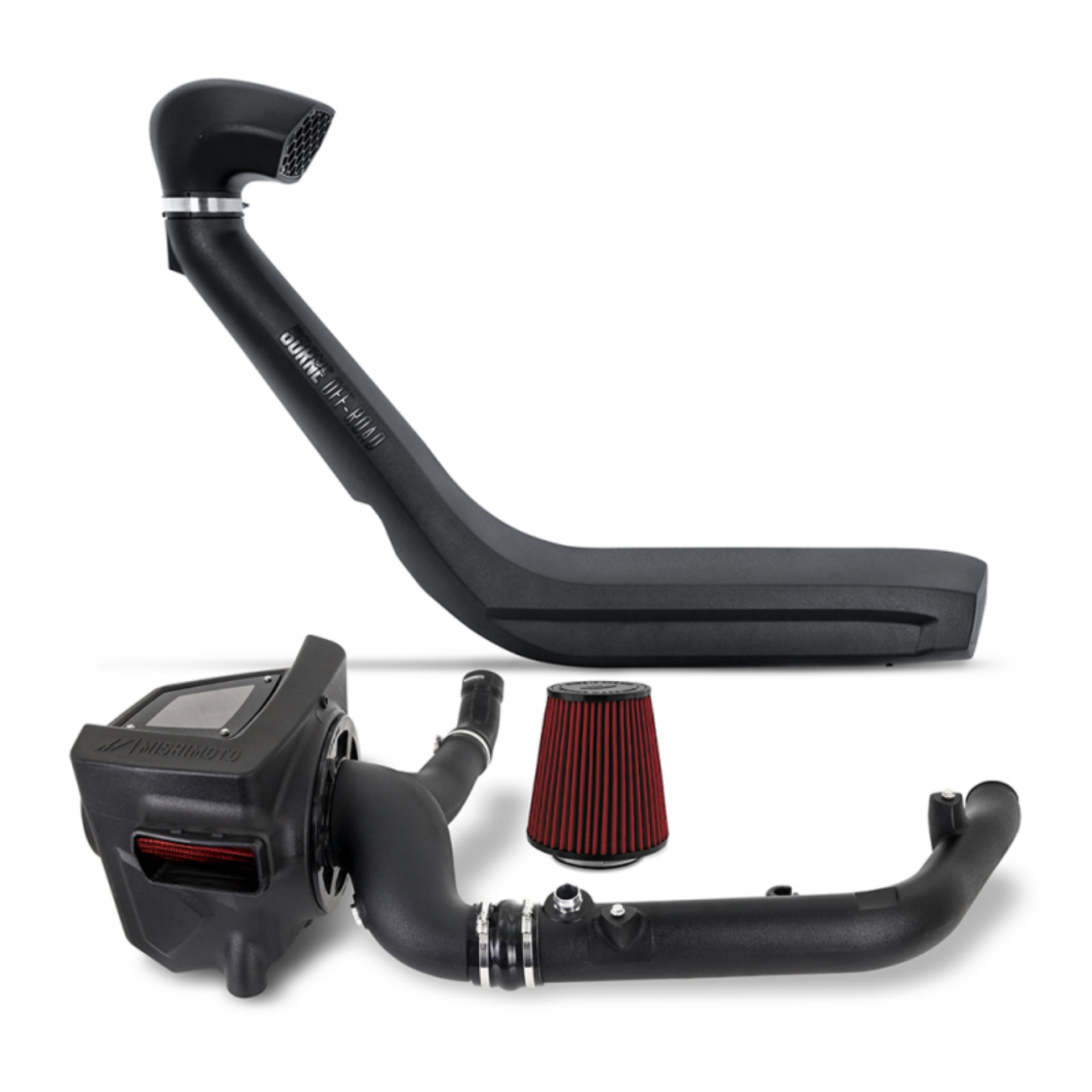 Picture of Mishimoto 21+ Bronco 2-7L Intake-Snorkel Bundle - Oiled Filter