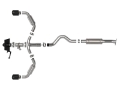Picture of aFe 23-24 Toyota GR Corolla L3 1-6L t Gemini XV 3in to 2-1-2in Cat Back Exhaust w- Black Tips