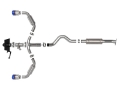 Picture of aFe 23-24 Toyota GR Corolla L3 1-6L t Gemini XV 3in to 2-1-2in Cat Back Exhaust w- Blue Flame Tips
