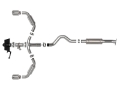 Picture of aFe 23-24 Toyota GR Corolla L3 1-6L t Gemini XV 3in to 2-1-2in Cat Back Exhaust w- Polished Tips