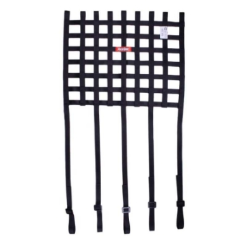 Picture of RaceQuip Ribbon Style Race Car Window Net w-1In Mounting Straps - SFI 27-1 Certified Blk 15 H X 18 W