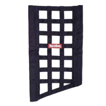 Picture of RaceQuip Ribbon Style Funny Car Window Net - Black 22 to 18 H X 12 W