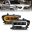 Picture of ANZO 16-22 Toyota Tacoma SR-SR5 ONLY Full LED Proj Headlights w-Light Bar Seq- Blk w-Initiation Lgt