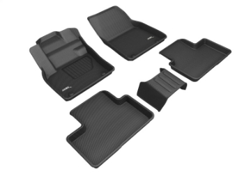 Picture of 3D MAXpider 2019-2021 Volvo XC40 Kagu 1st & 2nd Row Floormat - Black