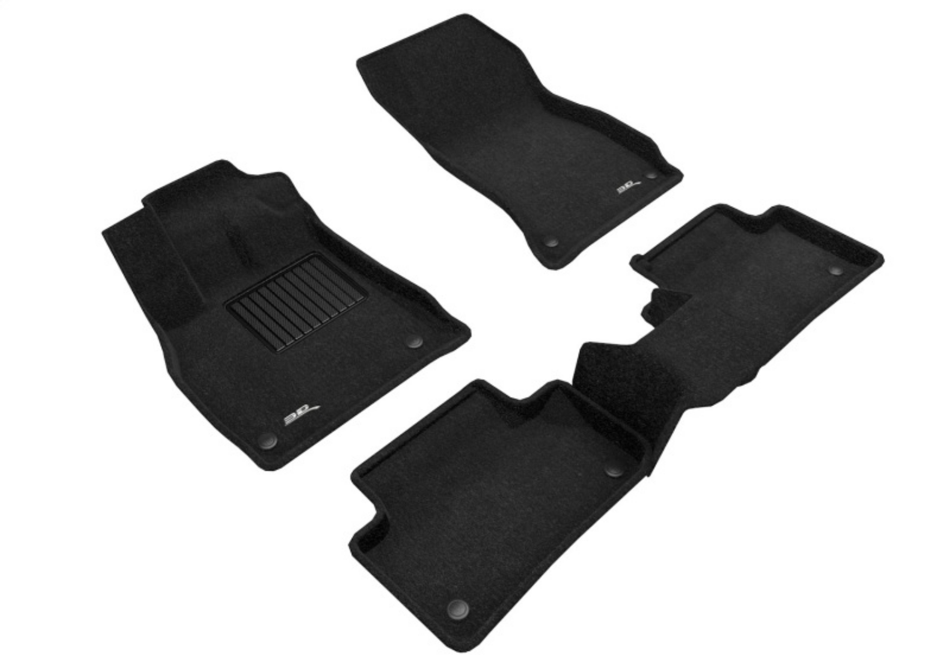 Picture of 3D MAXpider 18-23 Audi Q5-SQ5 FY-80A - 21-23 Q5 PHEV Elegant Floor Liner R1 & R2 - Black