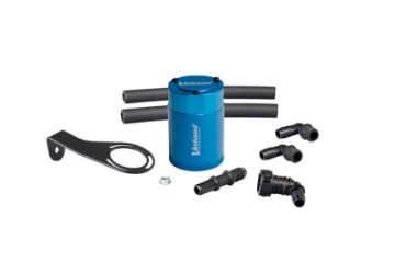 Picture of Volant 21-25 Ford Bronco 2-3L Turbo 3oz Aluminum Oil Catch Can w-Mounting Bracket - Blue