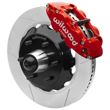 Picture of Wilwood 63-87 C10 FNSL6R Front Big Brake Kit 14in slotted 6x5-5 BP for drop spindles - Red