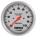 Picture of Autometer Marine Silver Ultra-Lite 5in 10K RPM In-Dash Tachometer Gauge