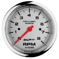 Picture of Autometer Marine Chrome Ultra-Lite 3-3-8in 8k RPM Tachometer Gauge