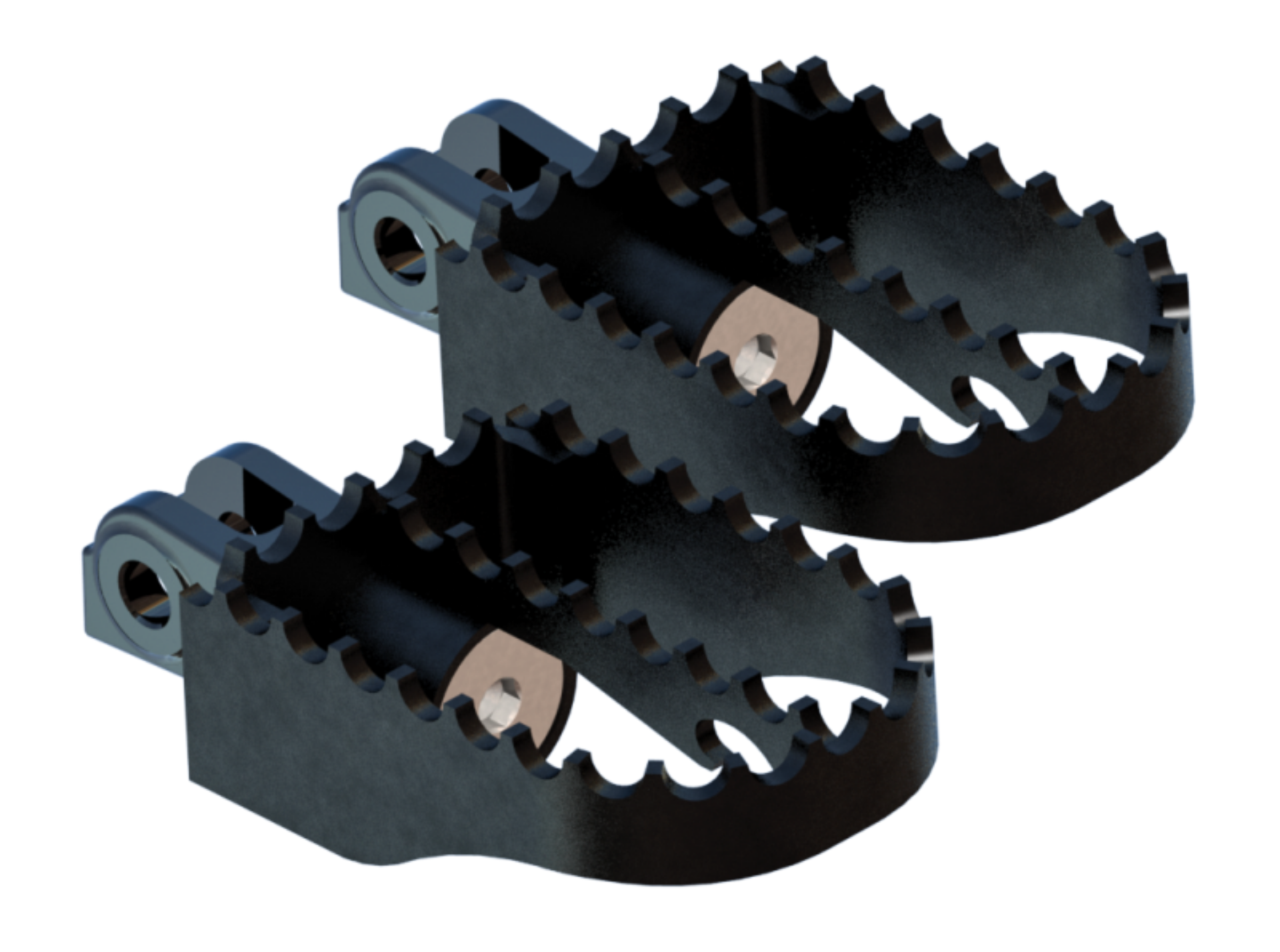Picture of Burly Brand MX Pegs Rider - Black
