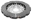 Picture of DBA 2014+ Audi RS Q3 Front 5000 Series Cross Drilled & Dimpled Rotor w-Clear Anodized Hat