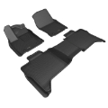 Picture of 3D MAXpider 2022+ Toyota Tundra Crew Max Kagu 1st & 2nd Row Floor Liner - Black