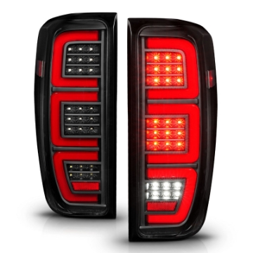Picture of ANZO 19-23 GMC Sierra 1500-2500HD-3500HD Black Replacement Full LED Bar Tail Light
