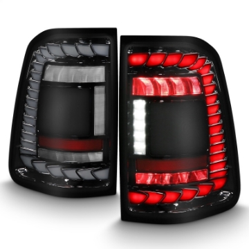 Picture of Anzo 19-23 Dodge RAM 1500 Tradesman-Big Horn Full LED Sequential Signal Black Taillights