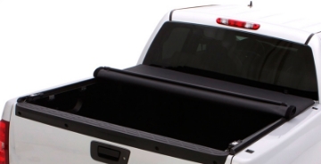 Picture of Lund 16-23 Nissan Titan XD 78-7 Bed Genesis Roll Up Tonneau Cover - Black