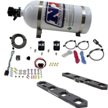 Picture of Nitrous Express Dodge-Ram 5-7L-6-1L-6-4L Hemi Direct Port Plate System w-10lb Bottle