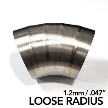 Picture of Ticon Industries 3in Dia 1-6D Loose Rad 90Deg Bend 1-2mm--047in Pre Welded Titanium Pie Cut - 10pk