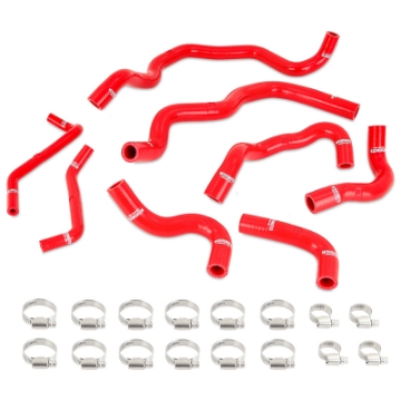 Picture of Mishimoto 2016+ Infiniti Q50-Q60 3-0T Ancillary Coolant Hose Kit - Red