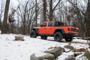 Picture of Rugged Ridge 20-22 Jeep Gladiator Max Terrain Fender Flares F-R Pair - Tex- Blk