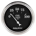 Picture of Autometer 40-46 Chevrolet Truck 5 Gauge Dash Kit MPH-FUEL-OILP-WTMP-BAT - Old Tyme Black