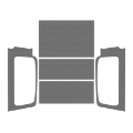 Picture of DEI 04-06 Jeep Wrangler LJ Unliminted Headliner Complete Kit - Gray