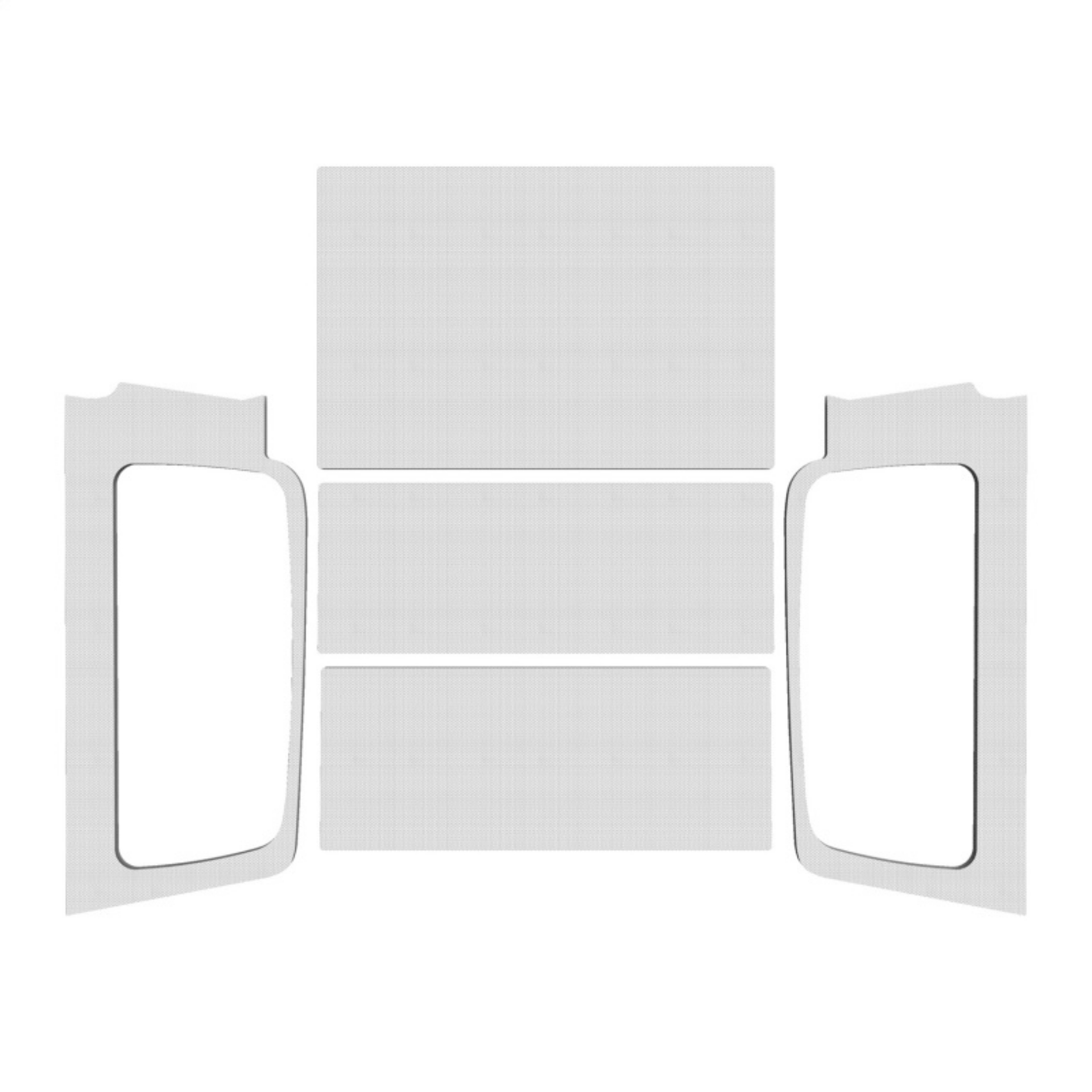 Picture of DEI 04-06 Jeep Wrangler LJ Unliminted Headliner Complete Kit - White