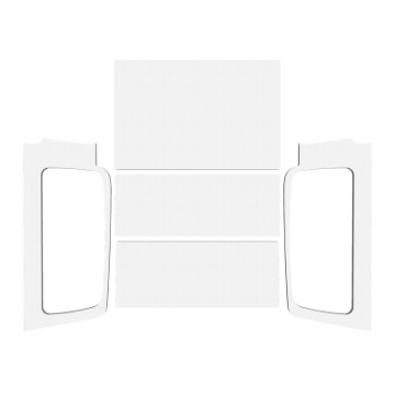 Picture of DEI 04-06 Jeep Wrangler LJ Unliminted Headliner Complete Kit - White