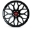 Picture of Vossen HF-2 21x12 - 5x120 - ET52 - Deep Face - 66-9 - Gloss Black Wheel