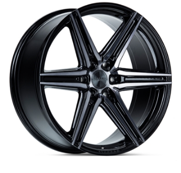 Picture of Vossen HF6-2 22x9-5 - 6x139-7 - ET20 - Deep Face - 106-1 - Tinted Gloss Black Wheel