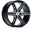 Picture of Vossen HF6-2 24x10 - 6x135 - ET25 - Deep Face - 87-1 - Brushed Matte Black Wheel