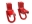 Picture of aFe Front Tow Hook Red 2022 Toyota Tundra 3-5L V6