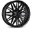 Picture of Vossen HF6-5 22x12 - 6x139-7 - ET-44 - Ultra Deep Face - 106-1 - Gloss Black Wheel