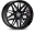 Picture of Vossen HF-7 19x9-5 - 5x120 - ET40 - Deep Face - 72-56 - Gloss Black Wheel