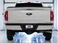 Picture of AWE 0FG 21+ Ford F150 Dual Side Exit Cat-Back Exhaust- 4-5in Chrome Silver Tips