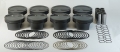 Picture of Mahle MS Piston Set GM LS 376ci 4-065in Bore 3-622in Stk 6-125in Rod -927 Pin -12cc 9-3 CR