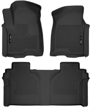 Picture of Husky Liners 19-23 Chevrolet Silverado 1500 CC X-Act Contour Front & Second Seat Floor Liners