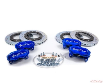 Picture of Agency Power Big Brake Kit Front and Rear Blue Ice Can-Am Maverick X3 Turbo 14-18