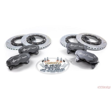 Picture of Agency Power Big Brake Kit Front and Rear Graphite Gray Can-Am Maverick X3 Turbo 14-18