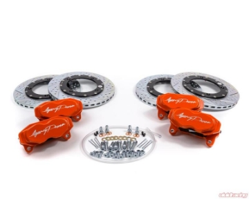 Picture of Agency Power Big Brake Kit Front and Rear Orange Can-Am Maverick X3 Turbo 14-18