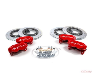 Picture of Agency Power Big Brake Kit Front and Rear Red Can-Am Maverick X3 Turbo 14-18