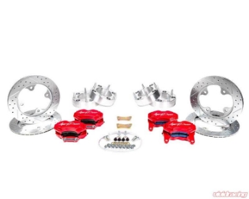 Picture of Agency Power Big Brake Kit Front and Rear Red Polaris RZR Turbo 14-18