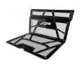 Picture of Agency Power 14-18 Polaris RZR XP 1000 - XP Turbo Vented Engine Cover - Gloss Black-Matte Black Mesh