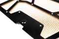Picture of Agency Power 14-18 Polaris RZR XP 1000 - XP Turbo Vented Engine Cover - Gloss Black-Orange Mesh