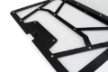Picture of Agency Power 14-18 Polaris RZR XP 1000 - XP Turbo Vented Engine Cover - Gloss Black-Raw Mesh
