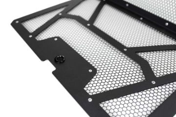 Picture of Agency Power 14-18 Polaris RZR XP 1000 - XP Turbo Vented Engine Cover - Matte Black-Matte Black Mesh