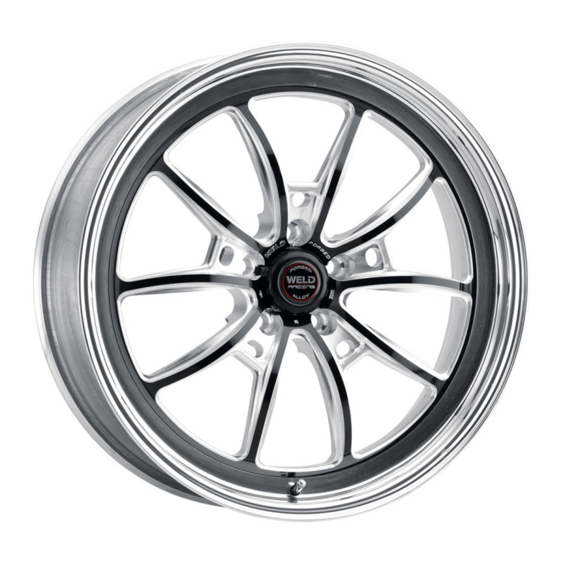 Picture of Weld S80 17x10 - 5x115 BP - 6-7in BS Black Wheel High Pad - Non-Beadlock