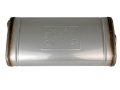 Picture of aFe MACH Force XP 304 Stainless Steel Muffler 2-5in Center-Offset 18in L x 9in W x 4in H