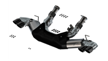 Picture of Borla 20-24 Chevy Corvette 6-2L V8 AT w-o NPP 3in S-Type Catback Exhaust - Black Chrome Tips