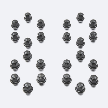 Picture of Ford Racing M12 x 1-5 Black Lug Nut - Set of 24